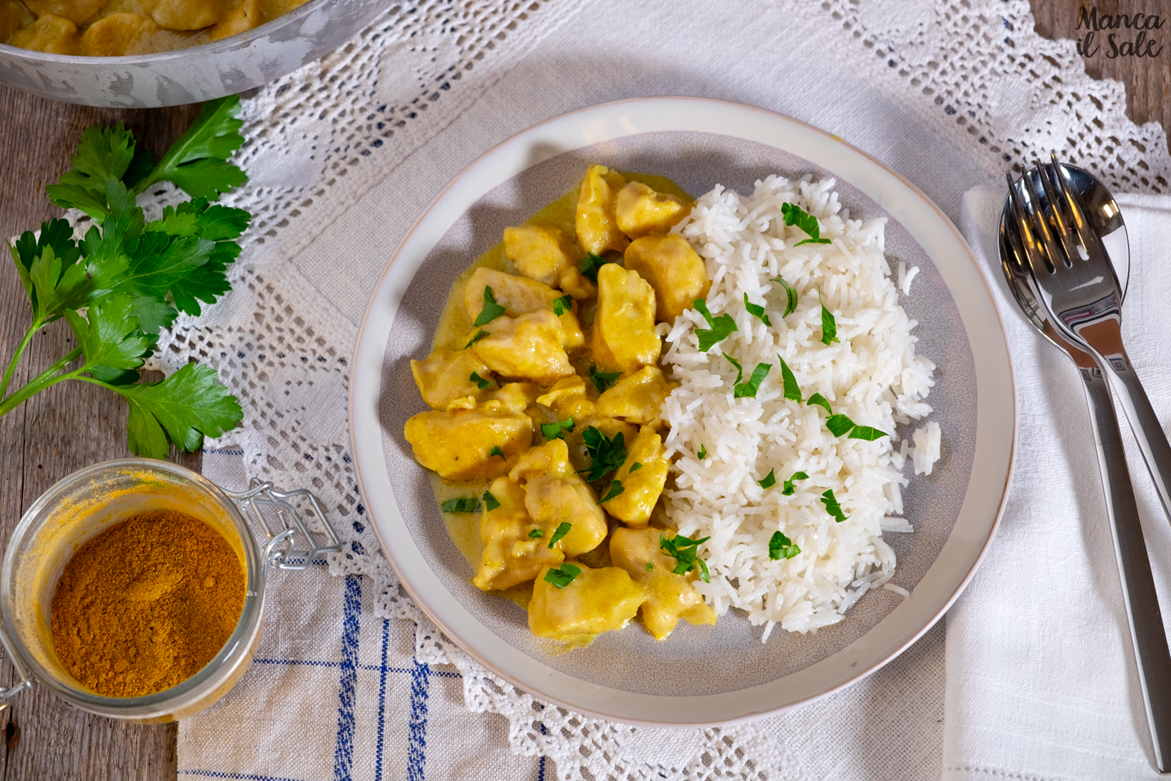 Pollo al curry