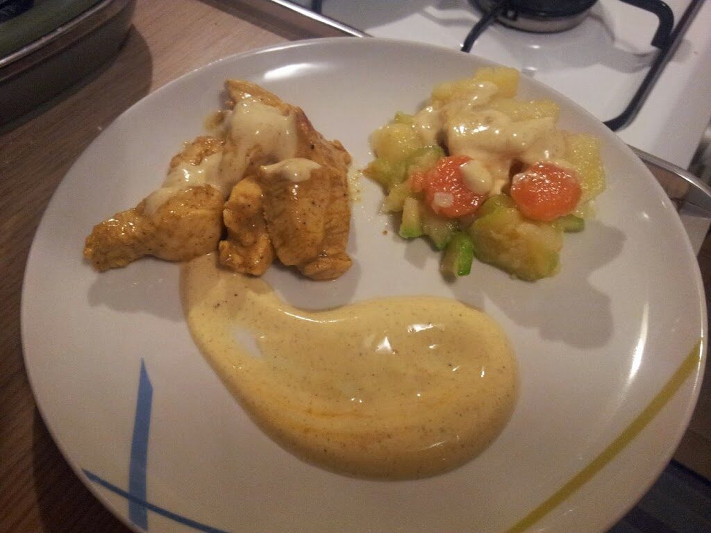 Pollo al curry