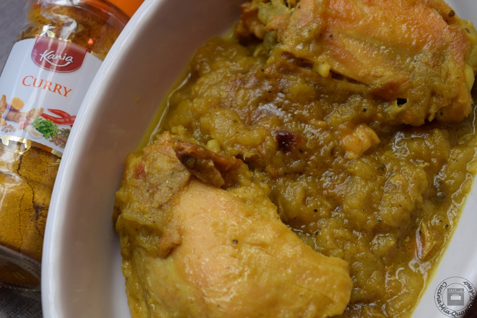 Pollo al curry senza panna