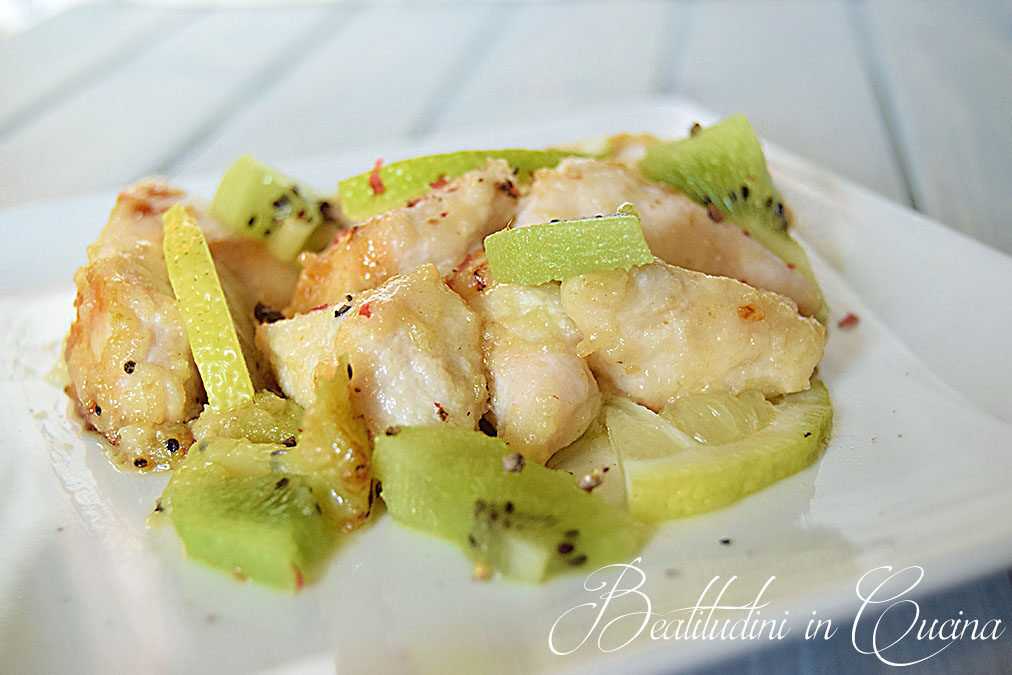 Pollo al kiwi e lime