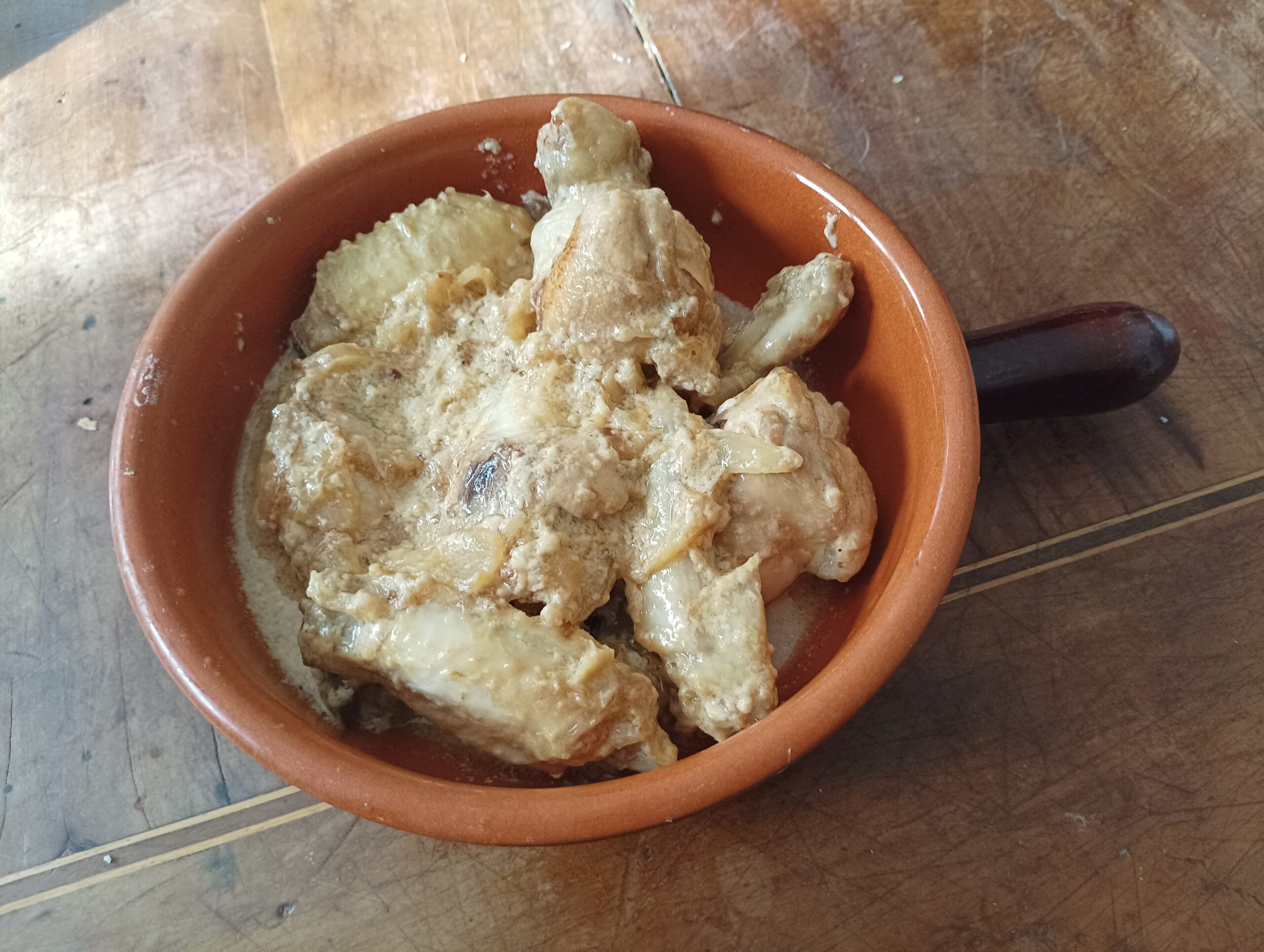 Pollo al latte