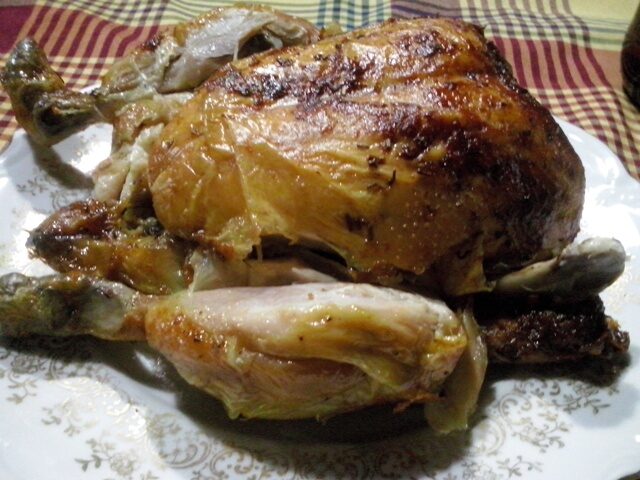 Pollo al limone al forno