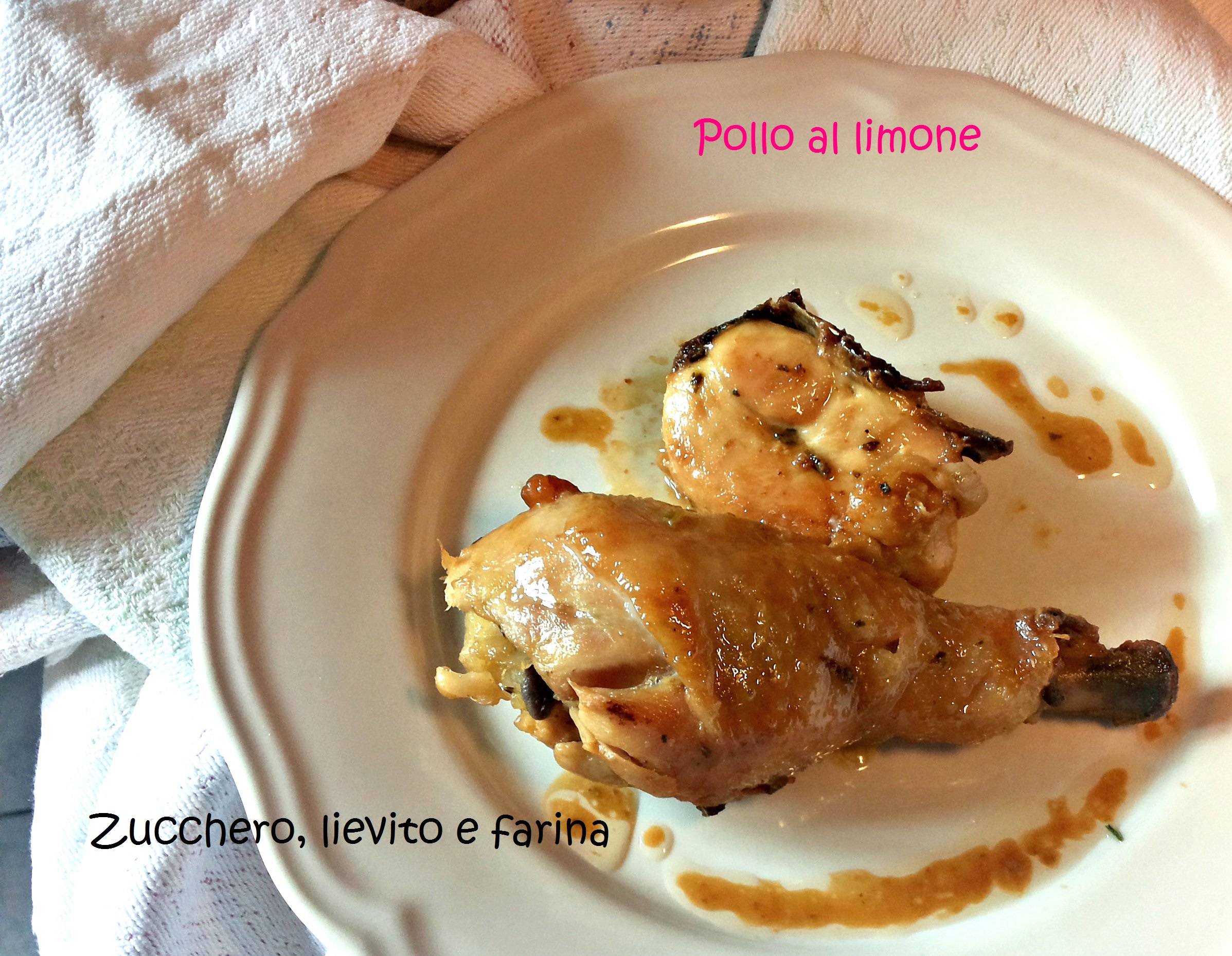 Pollo al limone (semplice, al forno)