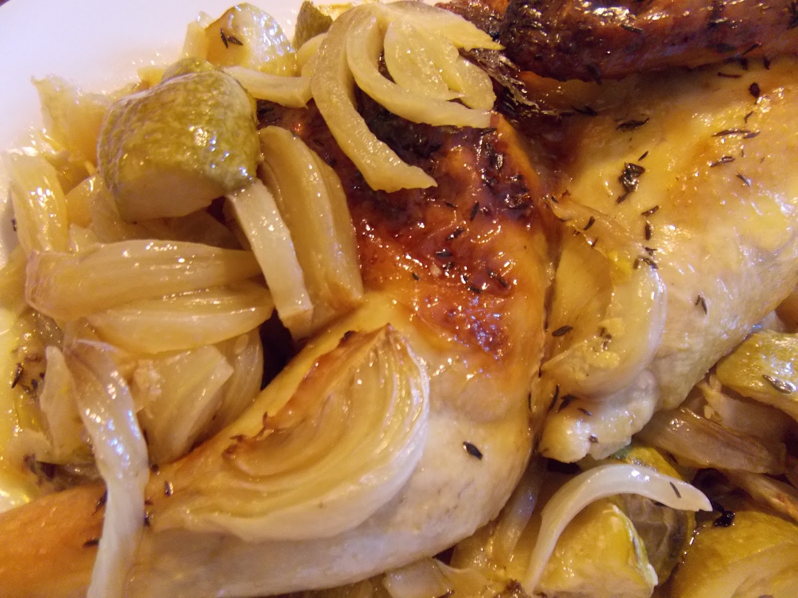 Pollo al miele e timo