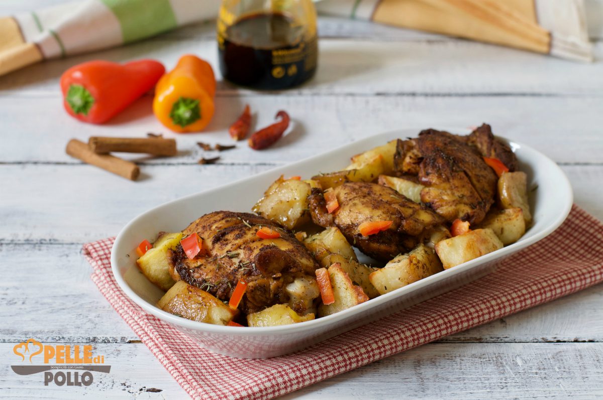 Pollo alla giamaicana (jerk chicken)