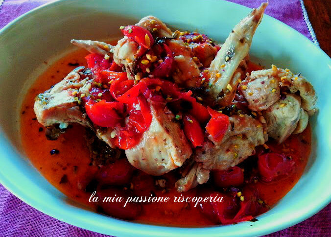 Pollo alle mandorle e pistacchi