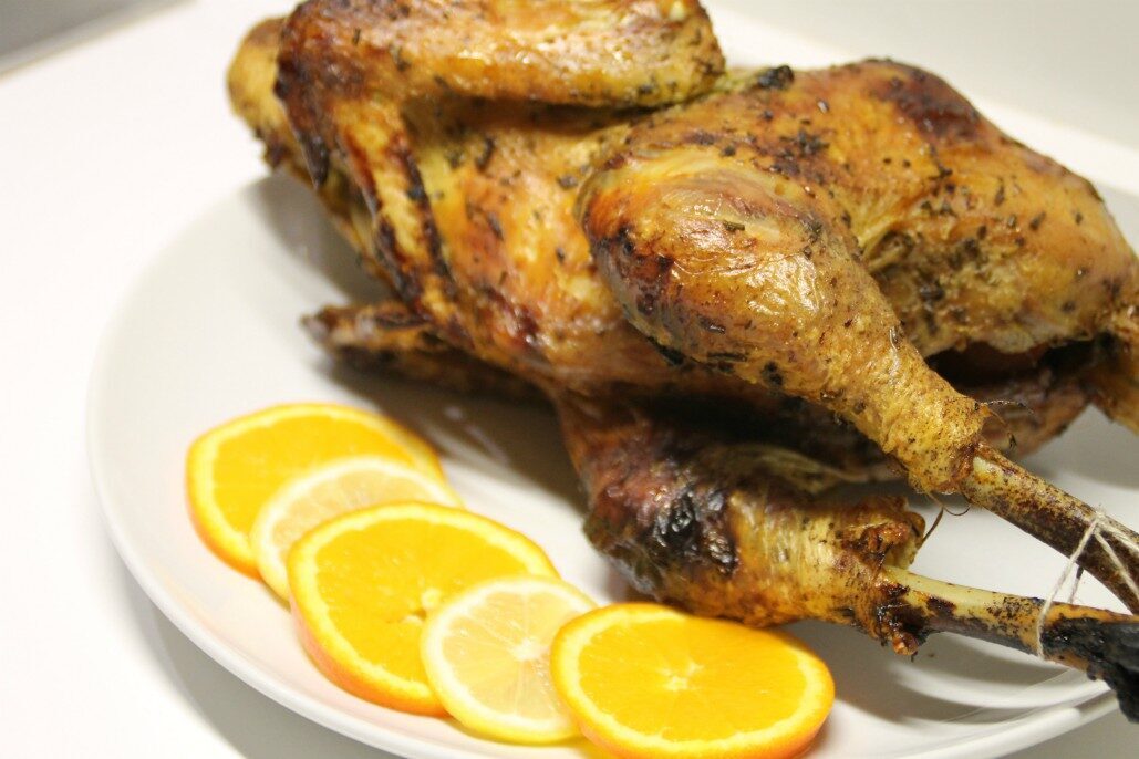 Pollo arrosto agli agrumi