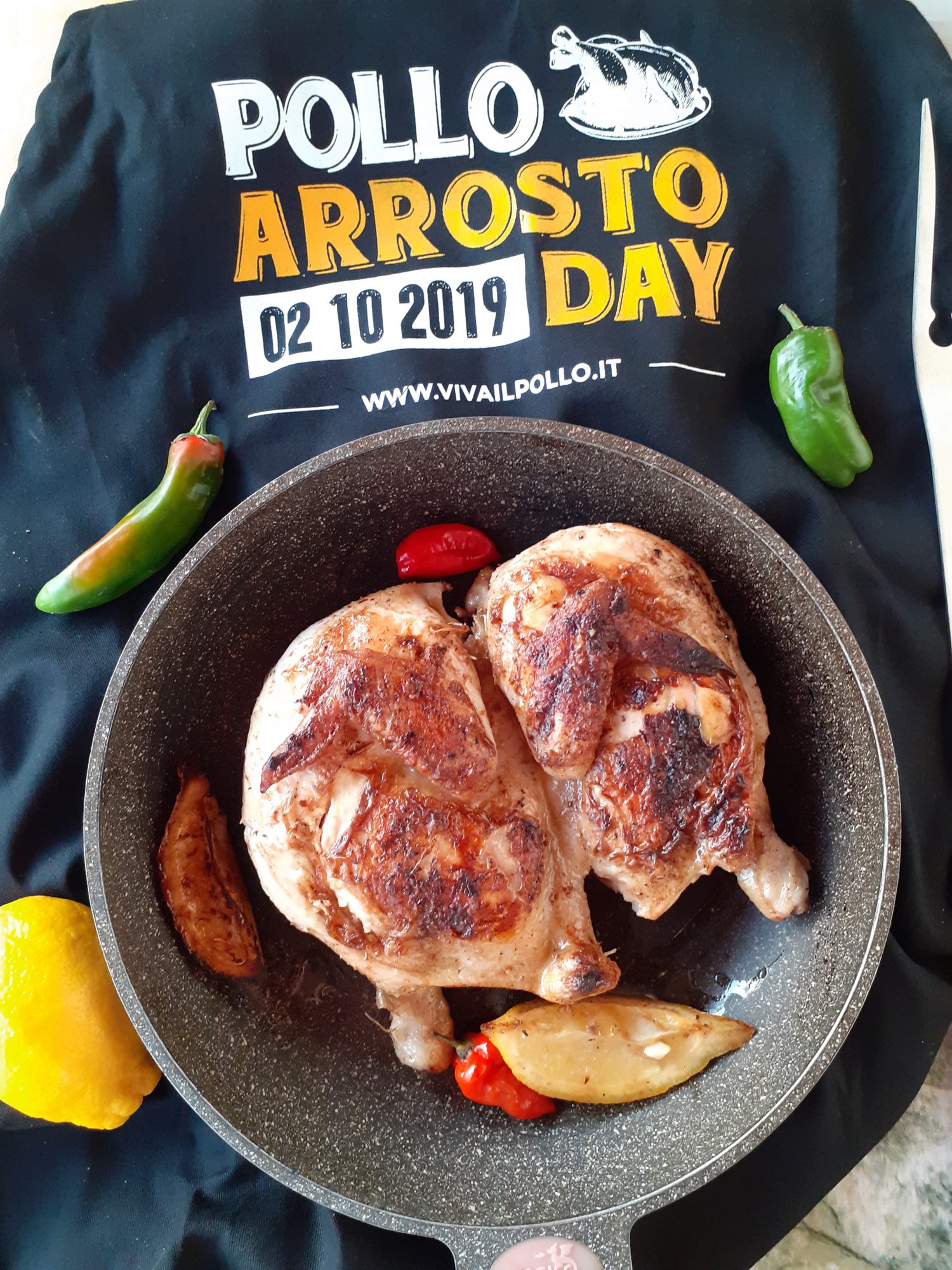 Pollo arrosto alla diavola
