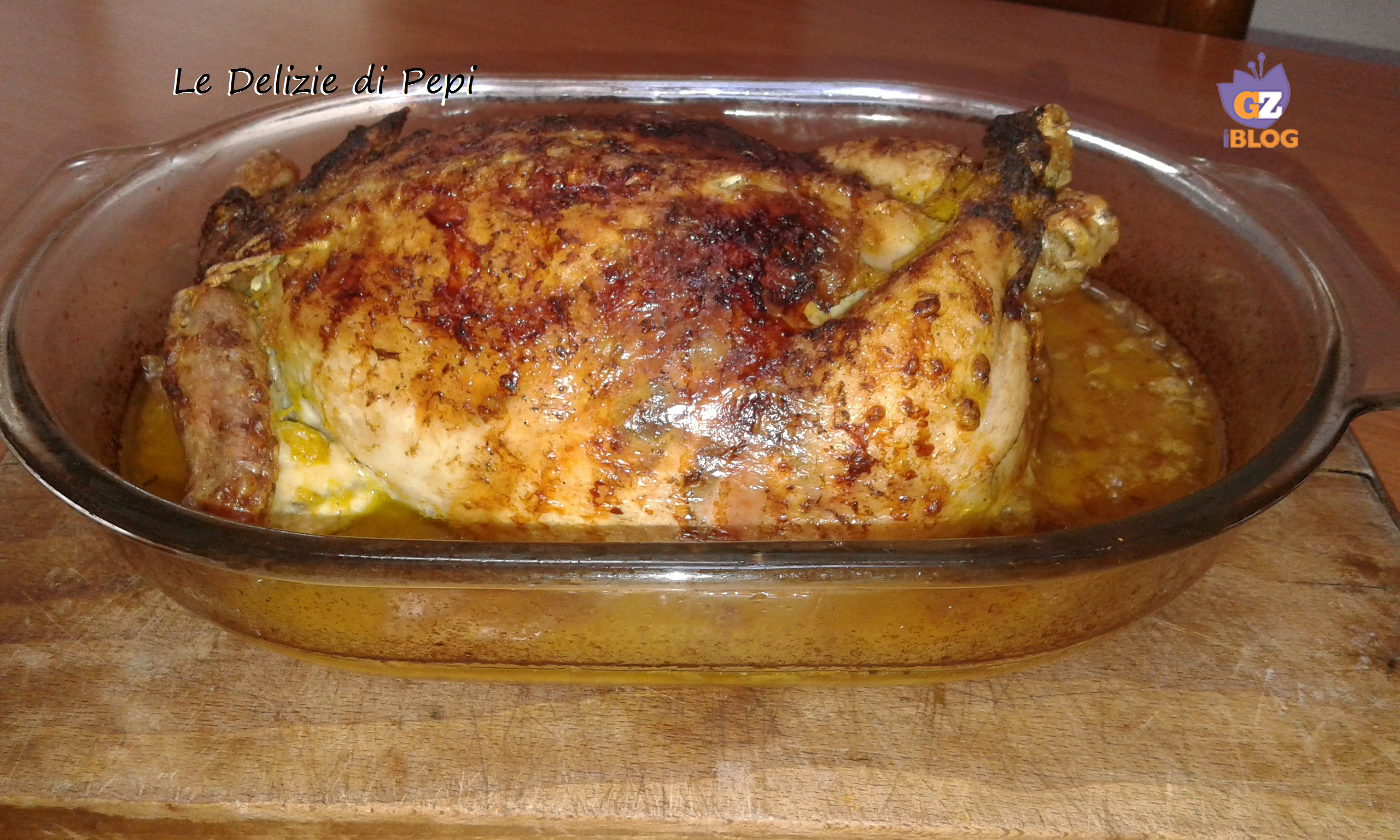 Pollo arrosto ripieno