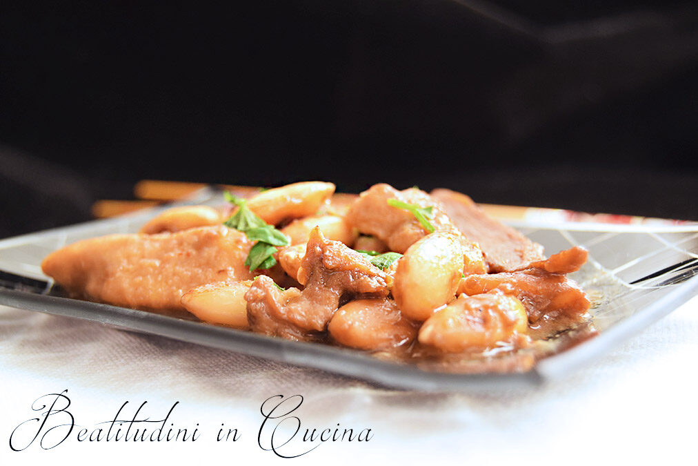 Pollo bambù e mandorle