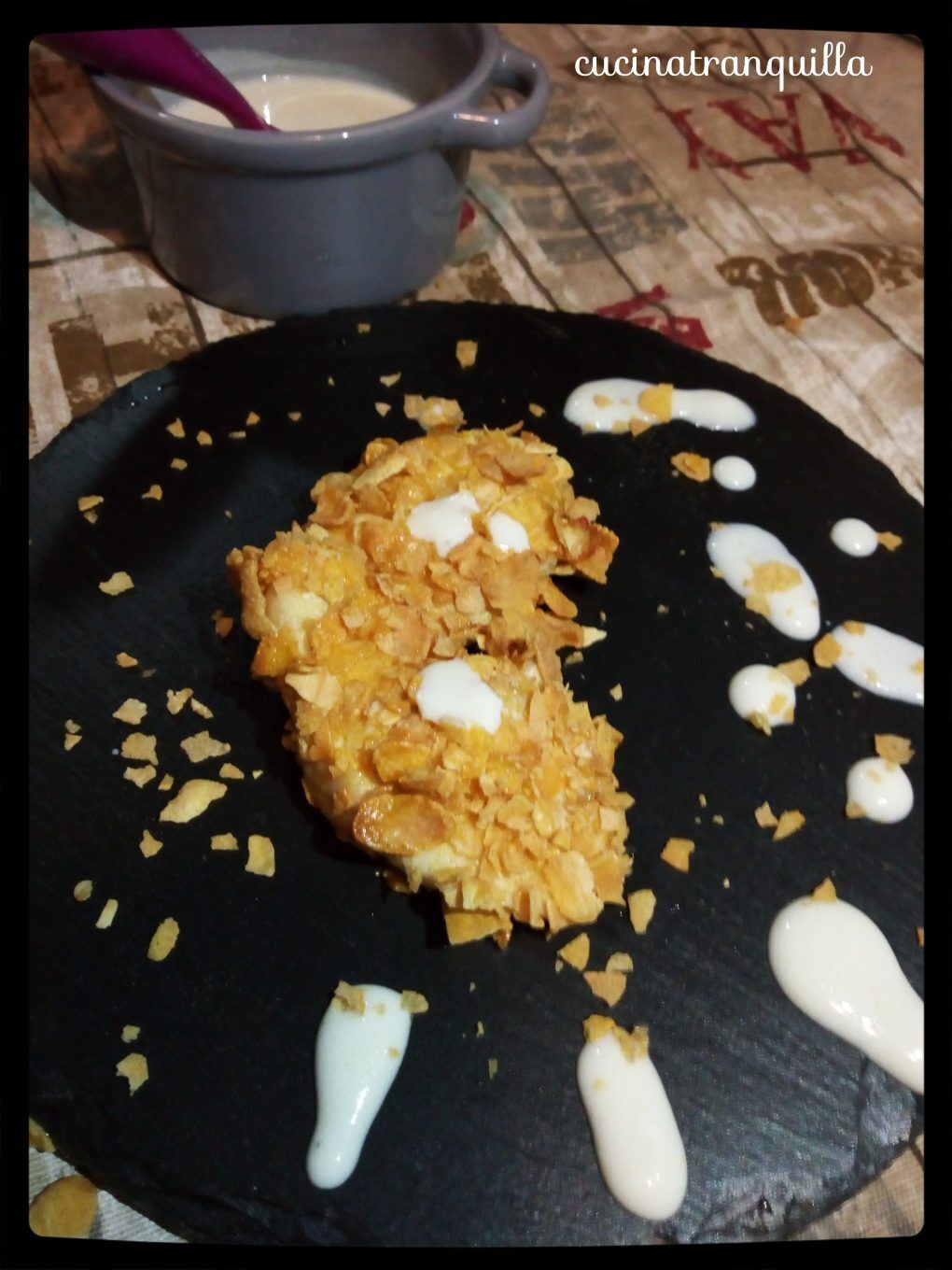 Pollo croccante ai cornflakes