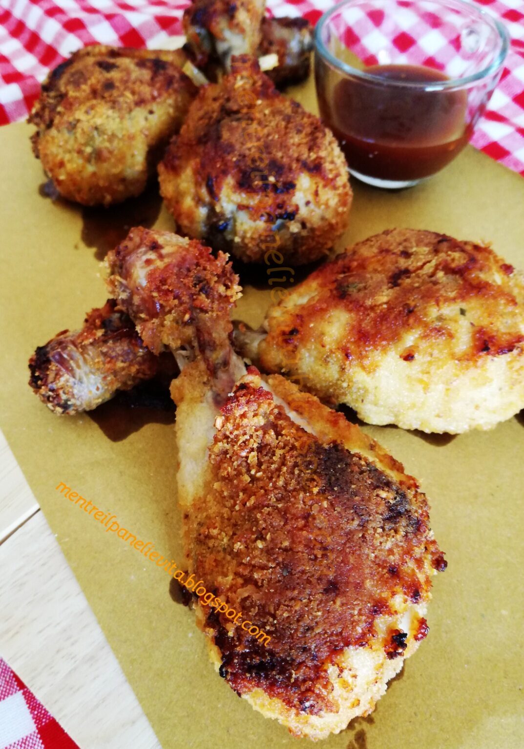 Pollo croccante al forno