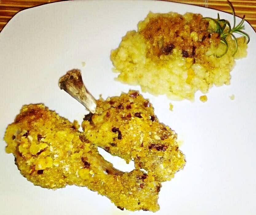 Pollo croccante alla diavola al microonde
