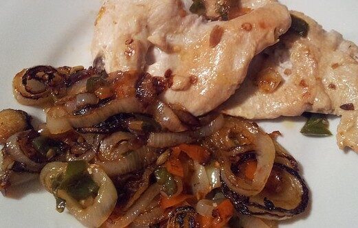 Pollo dolce piccante
