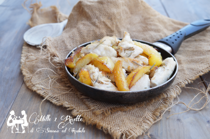 Pollo e patate in padella