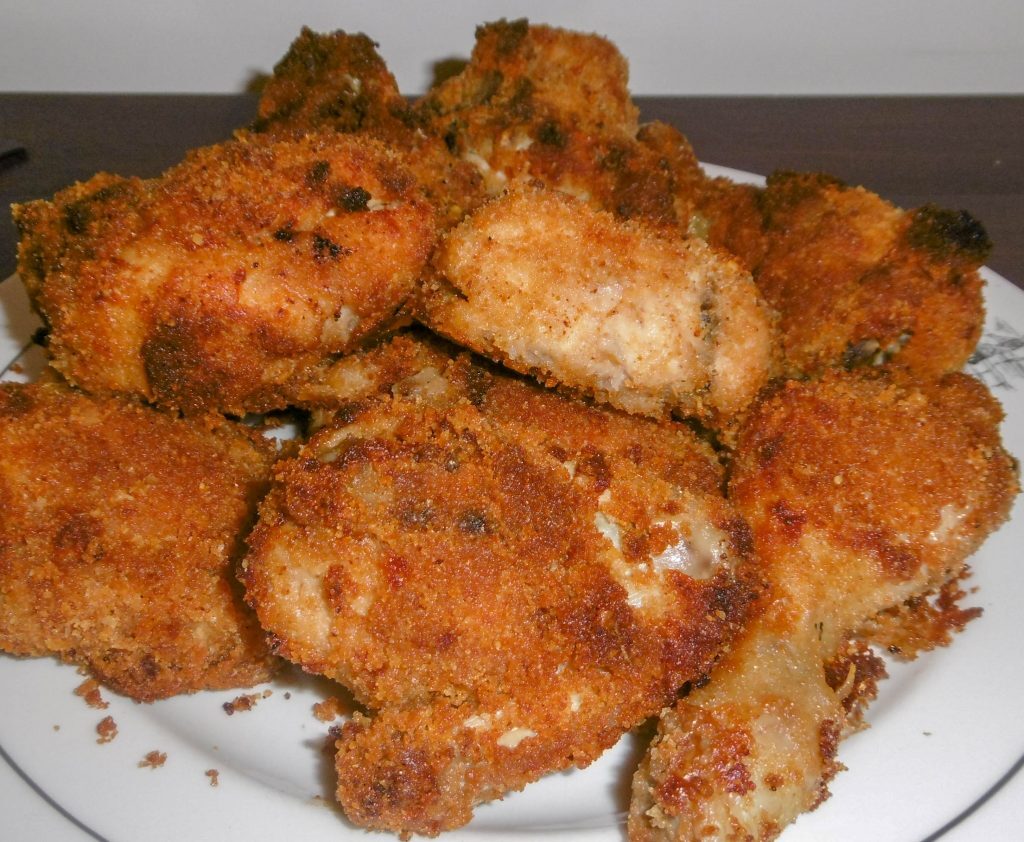 Pollo impanato al forno