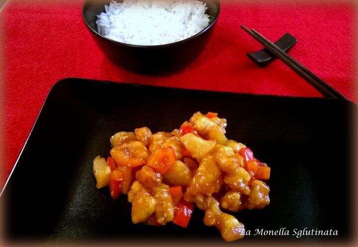 Pollo in agrodolce senza glutine