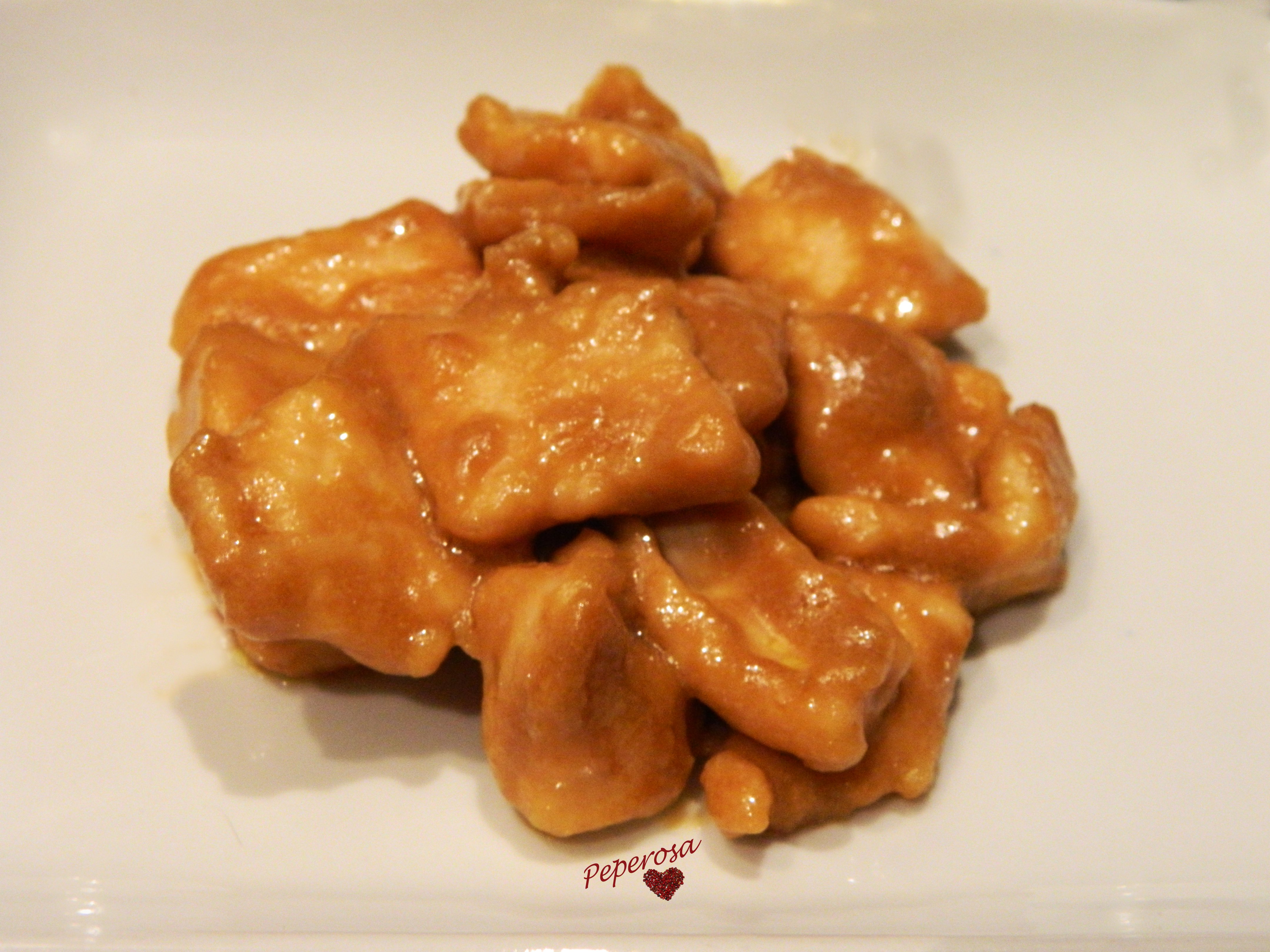 Pollo in salsa di soia