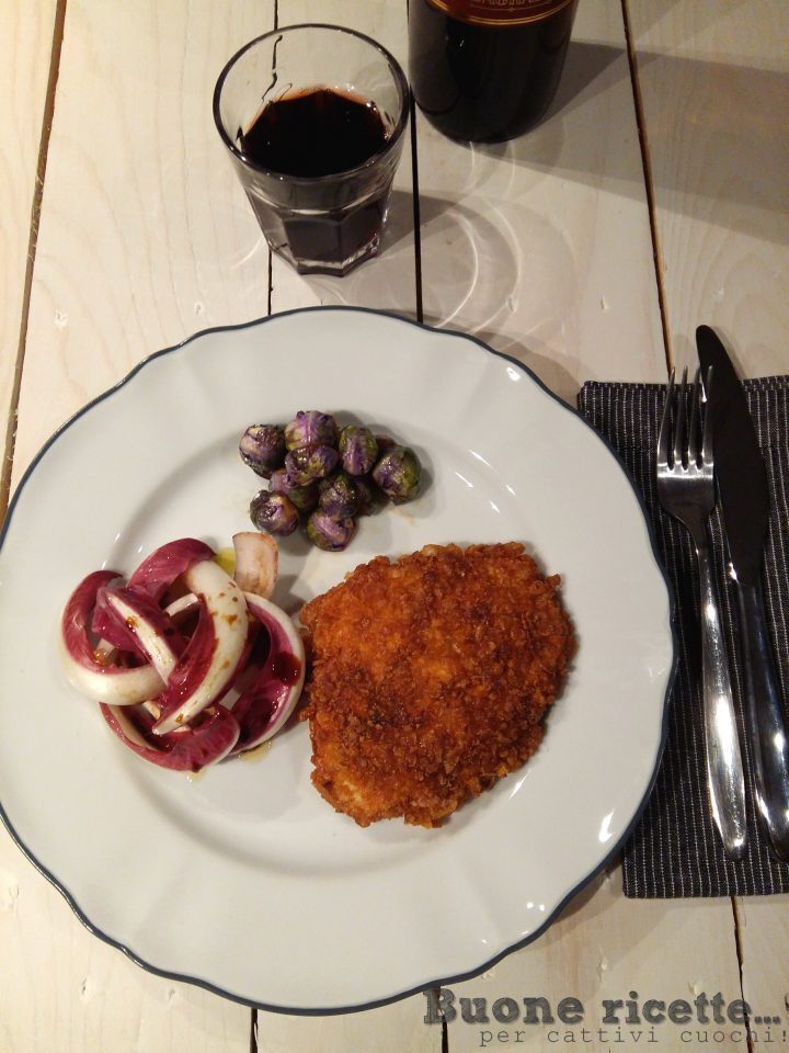 Pollo panato ai cereali