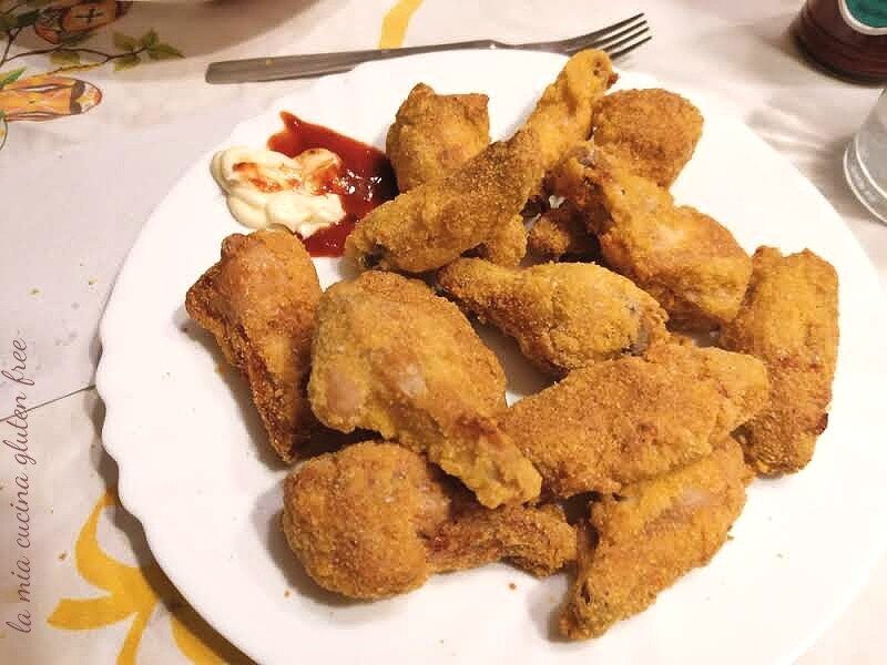 Pollo pastellato in friggitrice ad aria senza glutine
