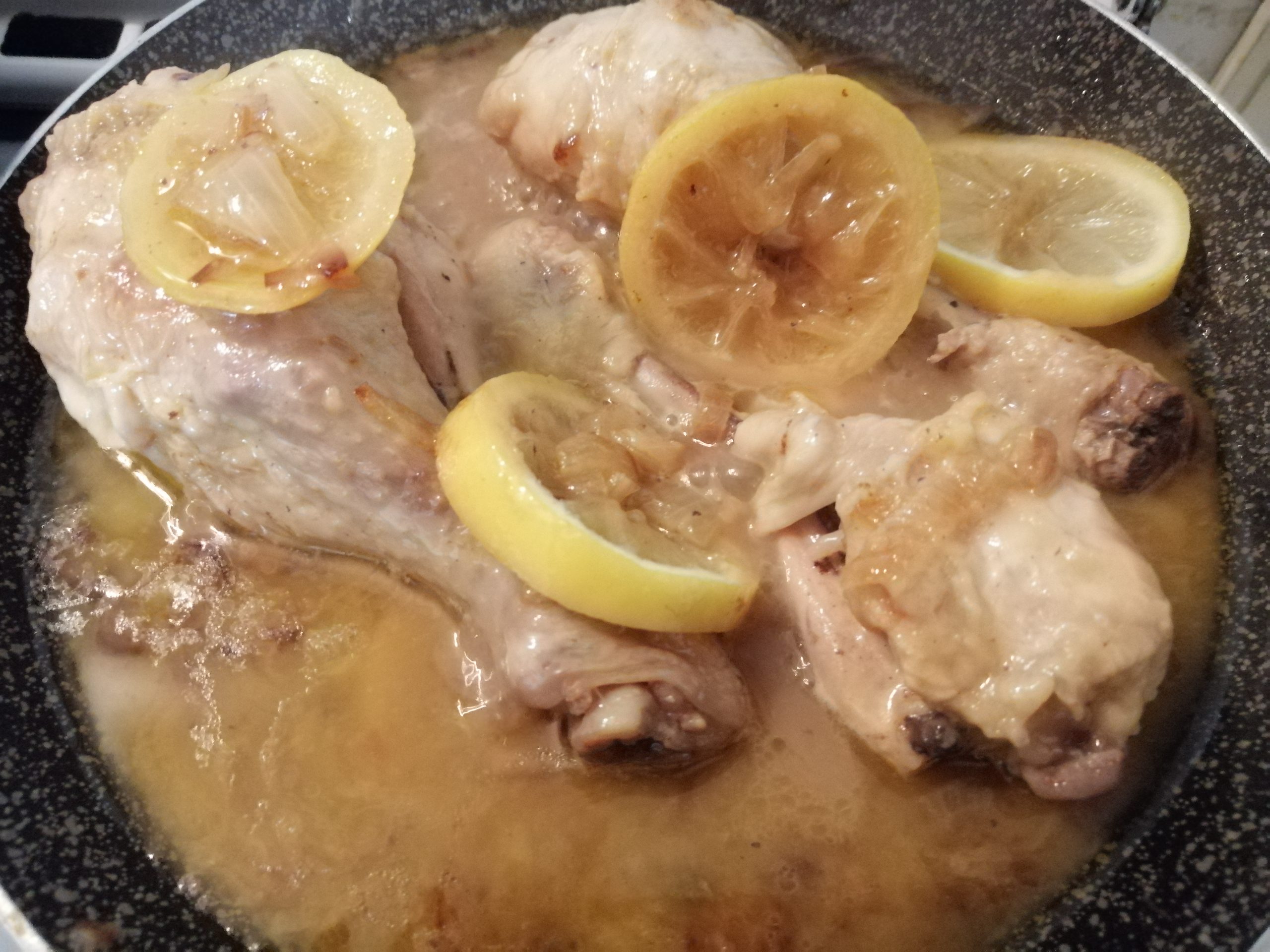 Pollo spadellato al limone
