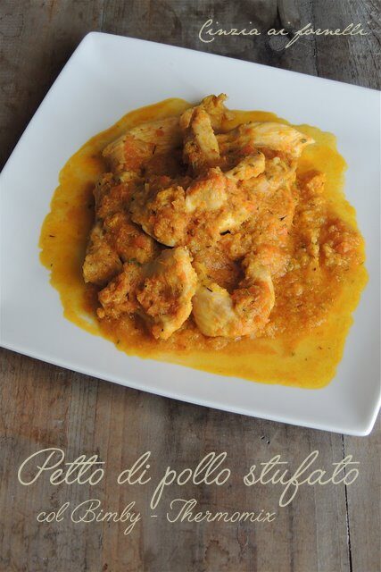 Pollo stufato col Bimby