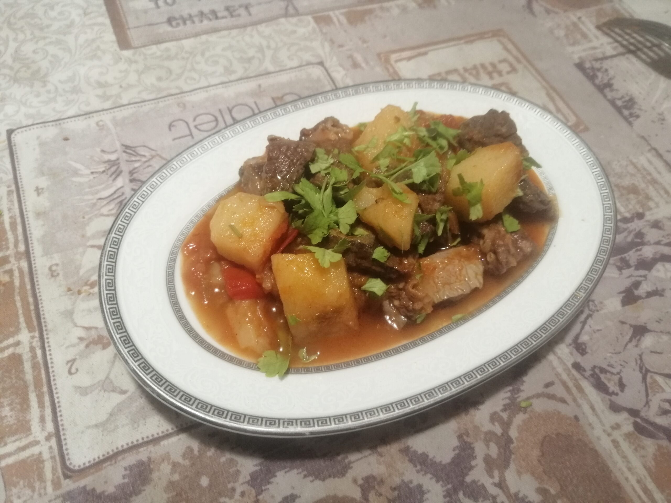 Polmone di vitello con patate