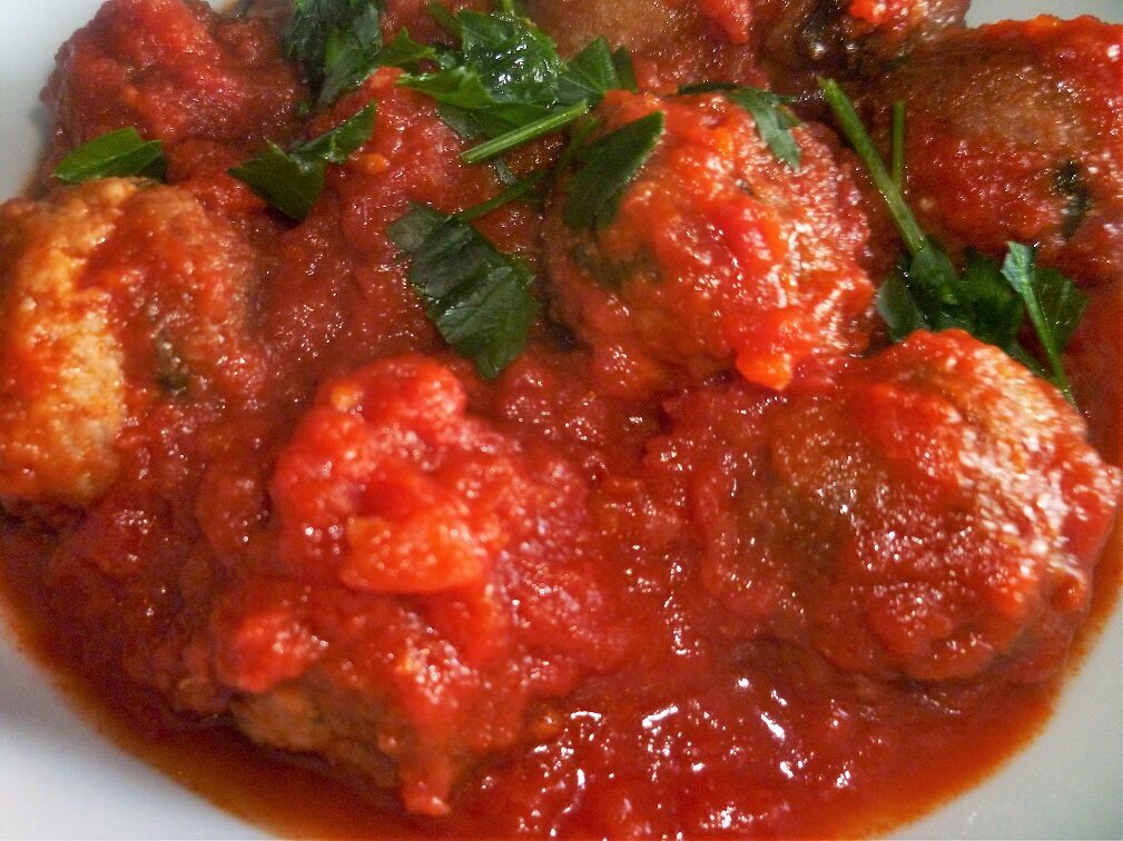 Polpette affogate nel pomodoro