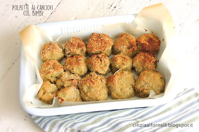 Polpette ai carciofi col Bimby