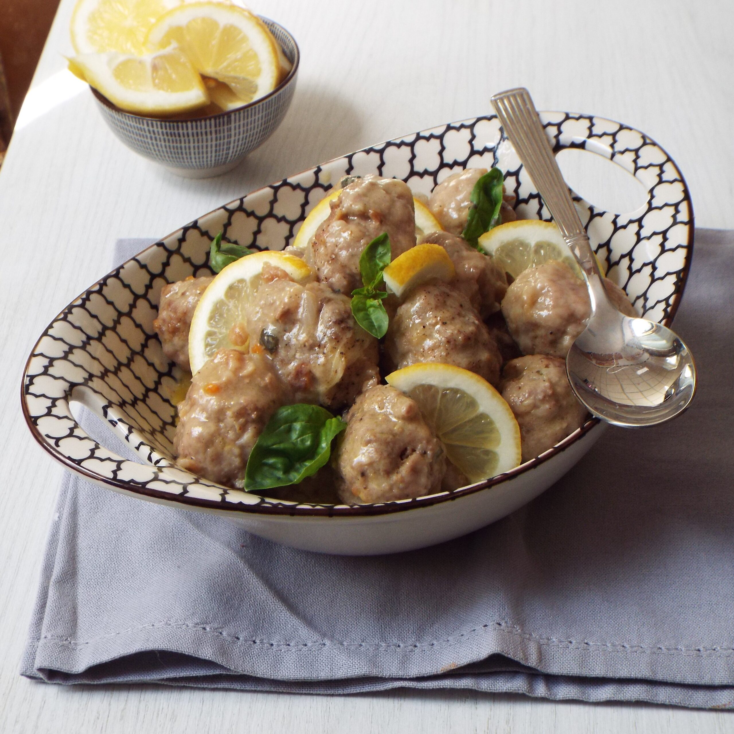 Polpette al limone cremose