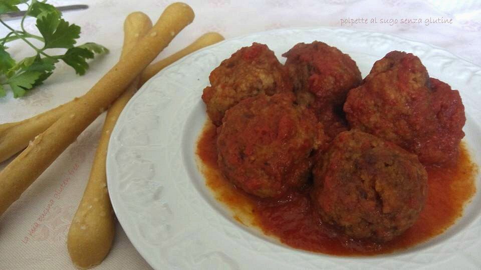 Polpette al sugo senza glutine
