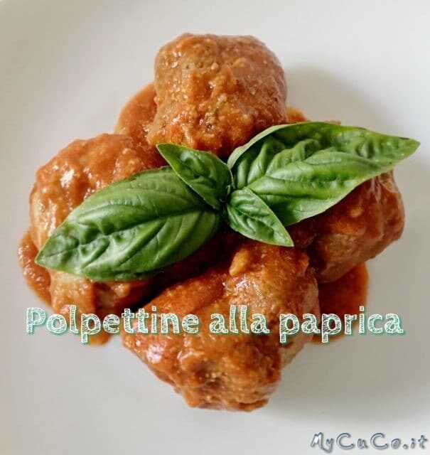 Polpette alla paprica al sugo