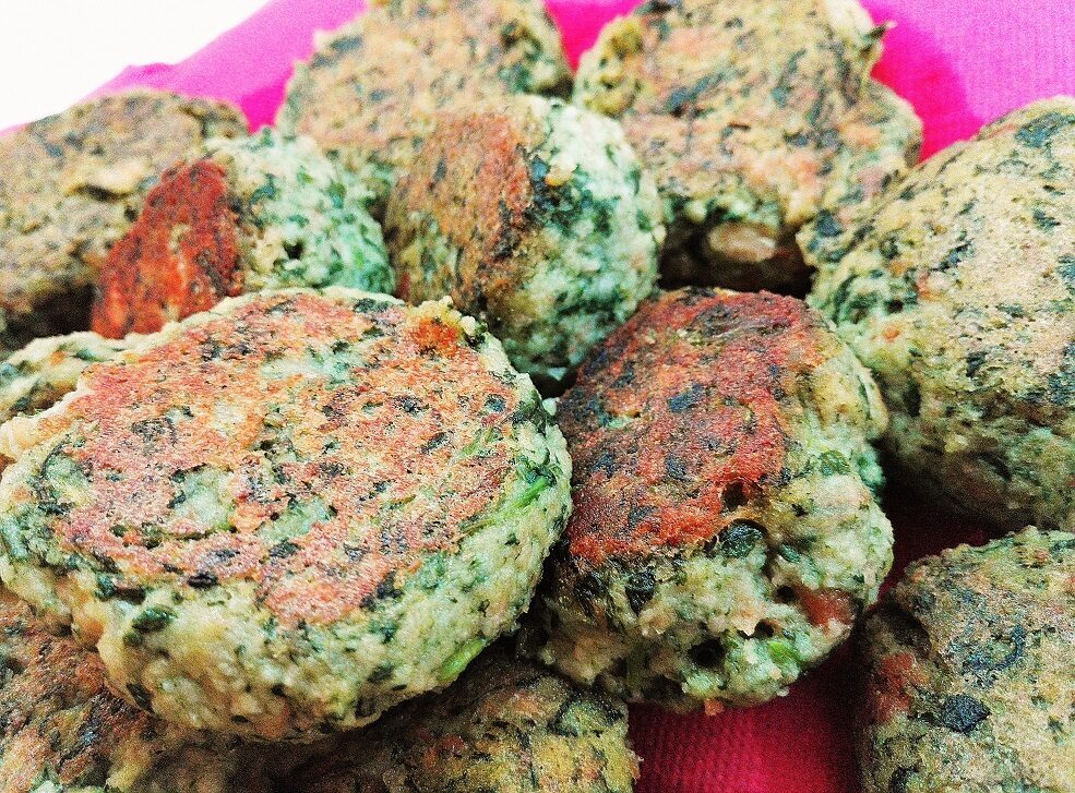 Polpette caprino spinaci