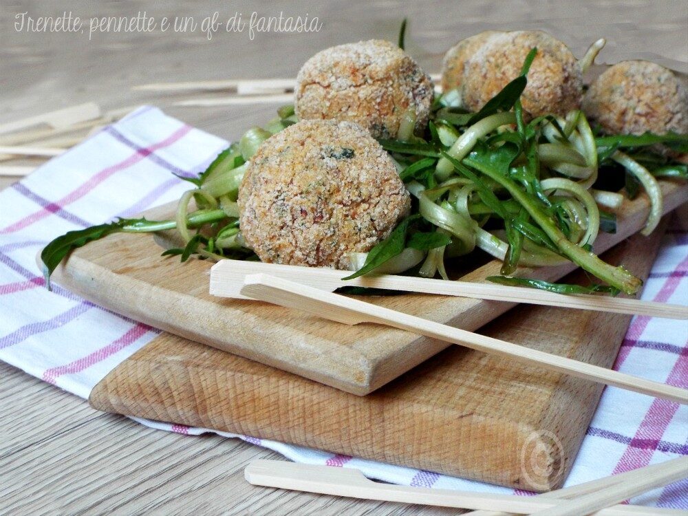 Polpette ceci e fagioli neri