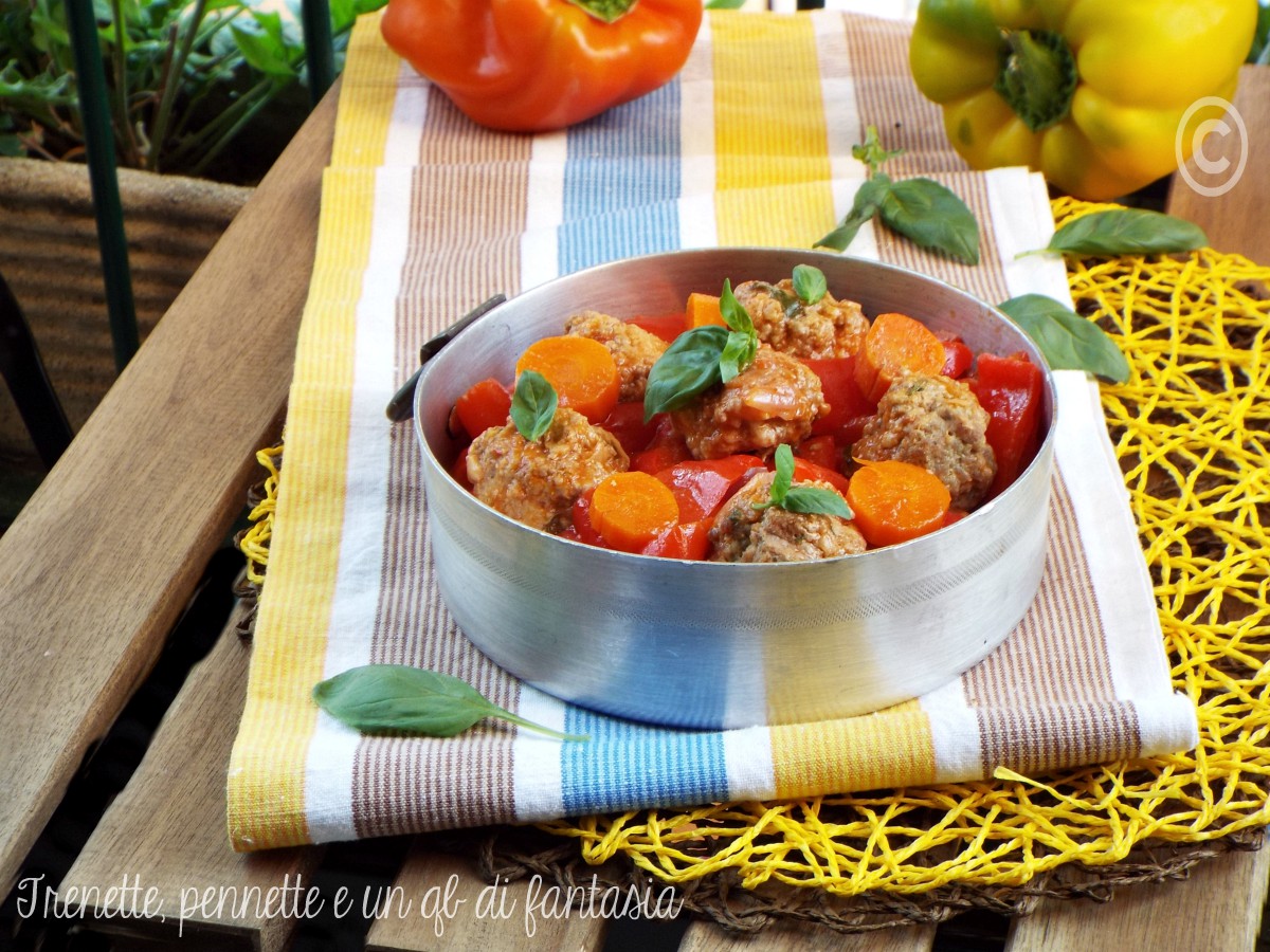 Polpette con i peperoni