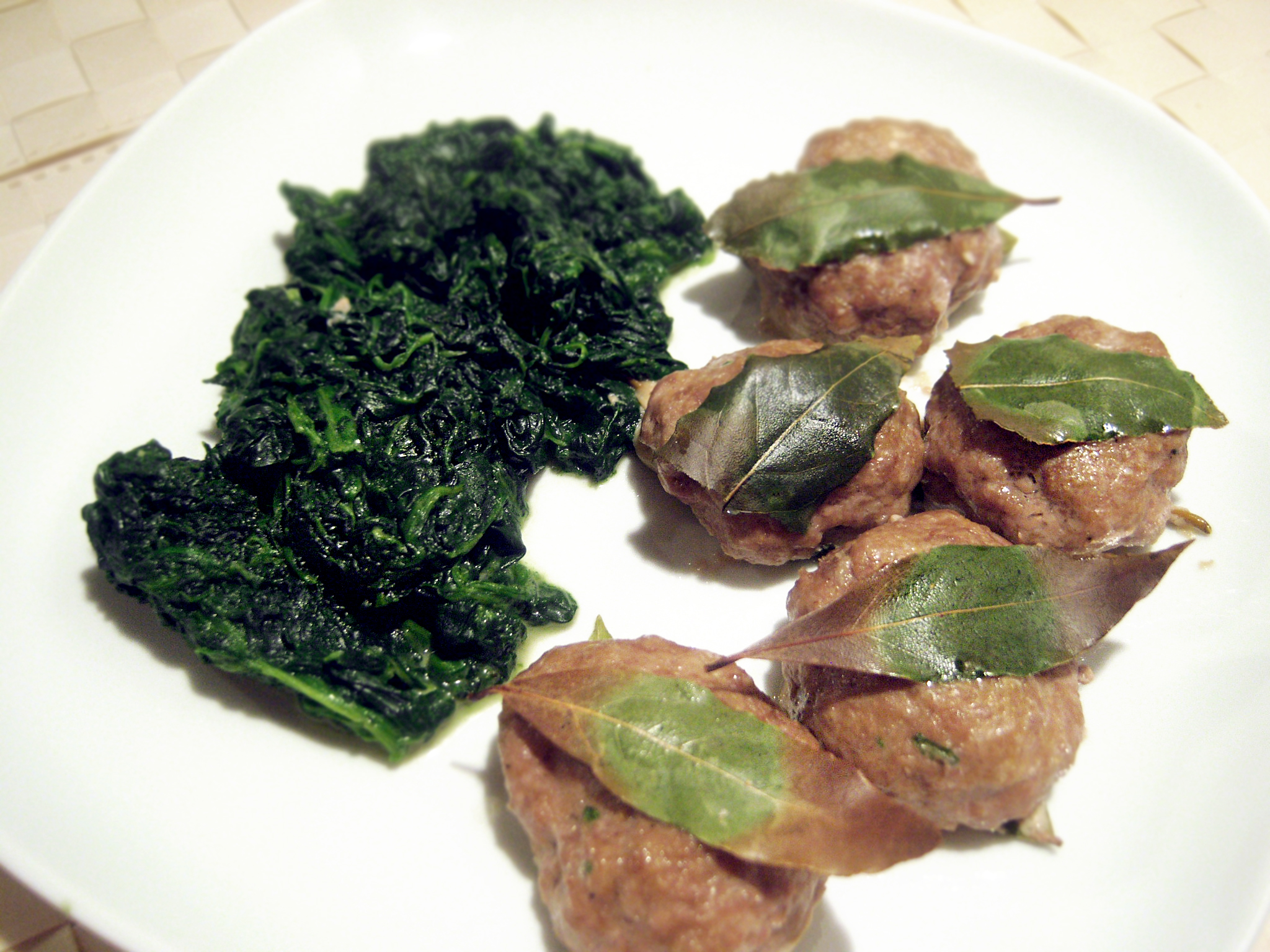 Polpette con l’alloro