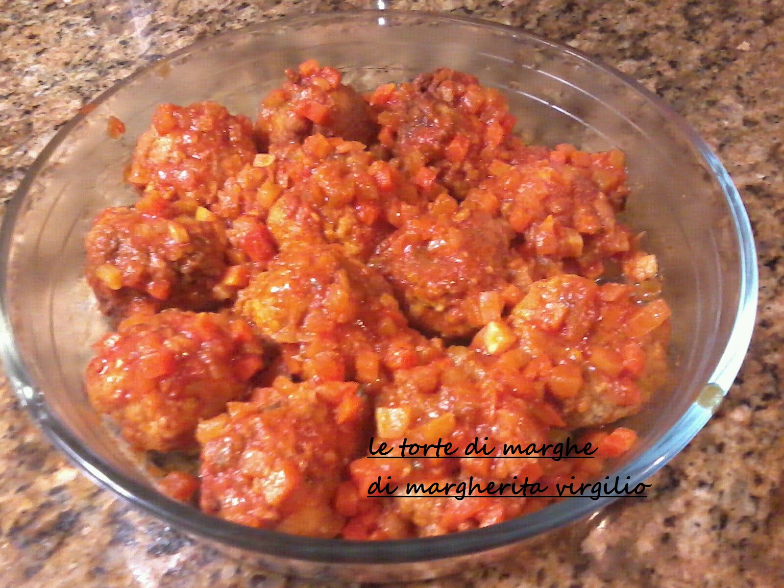 Polpette con ragù di verdure