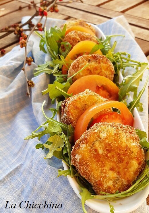 Polpette con zucchine, ricotta e pangrattato alle erbe