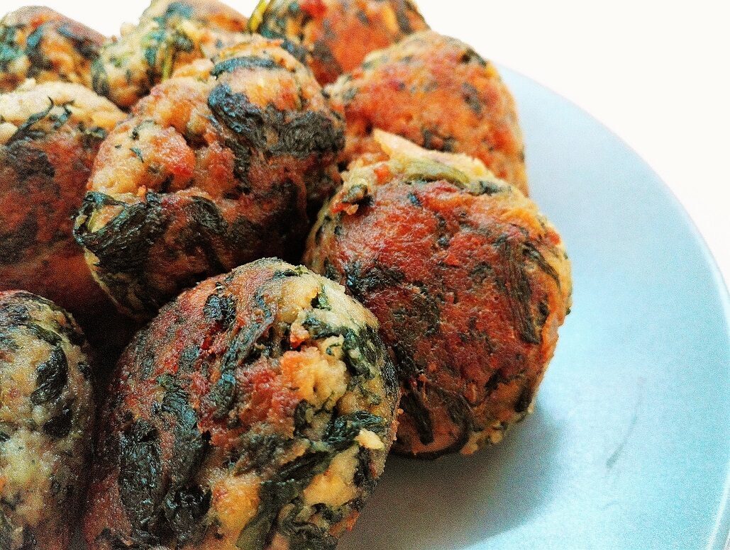 Polpette di biete e caprino