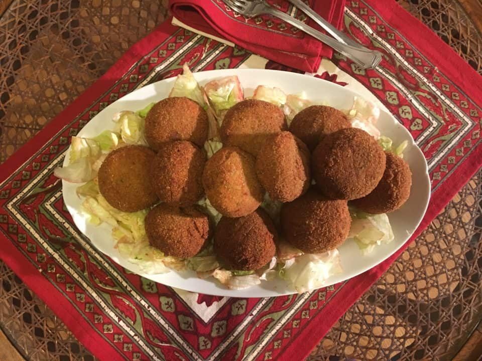 Polpette di bollito con cuore di parmigiano
