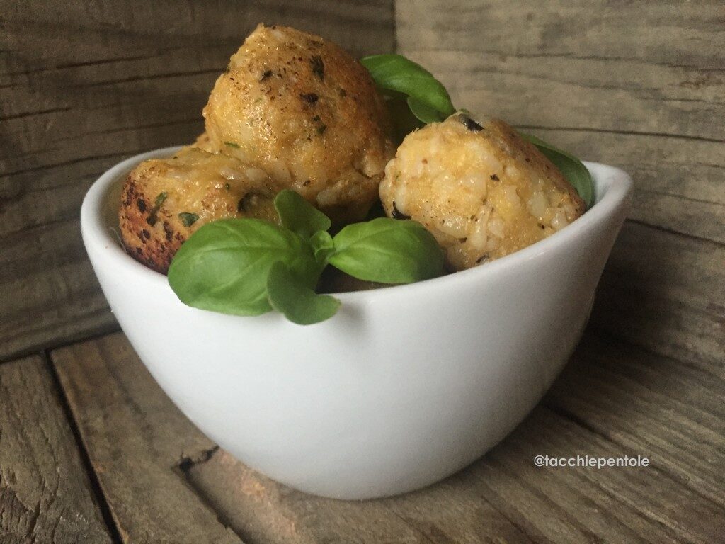 Polpette di bulgur con radicchio
