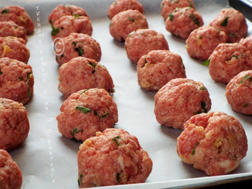 Polpette di carne al forno