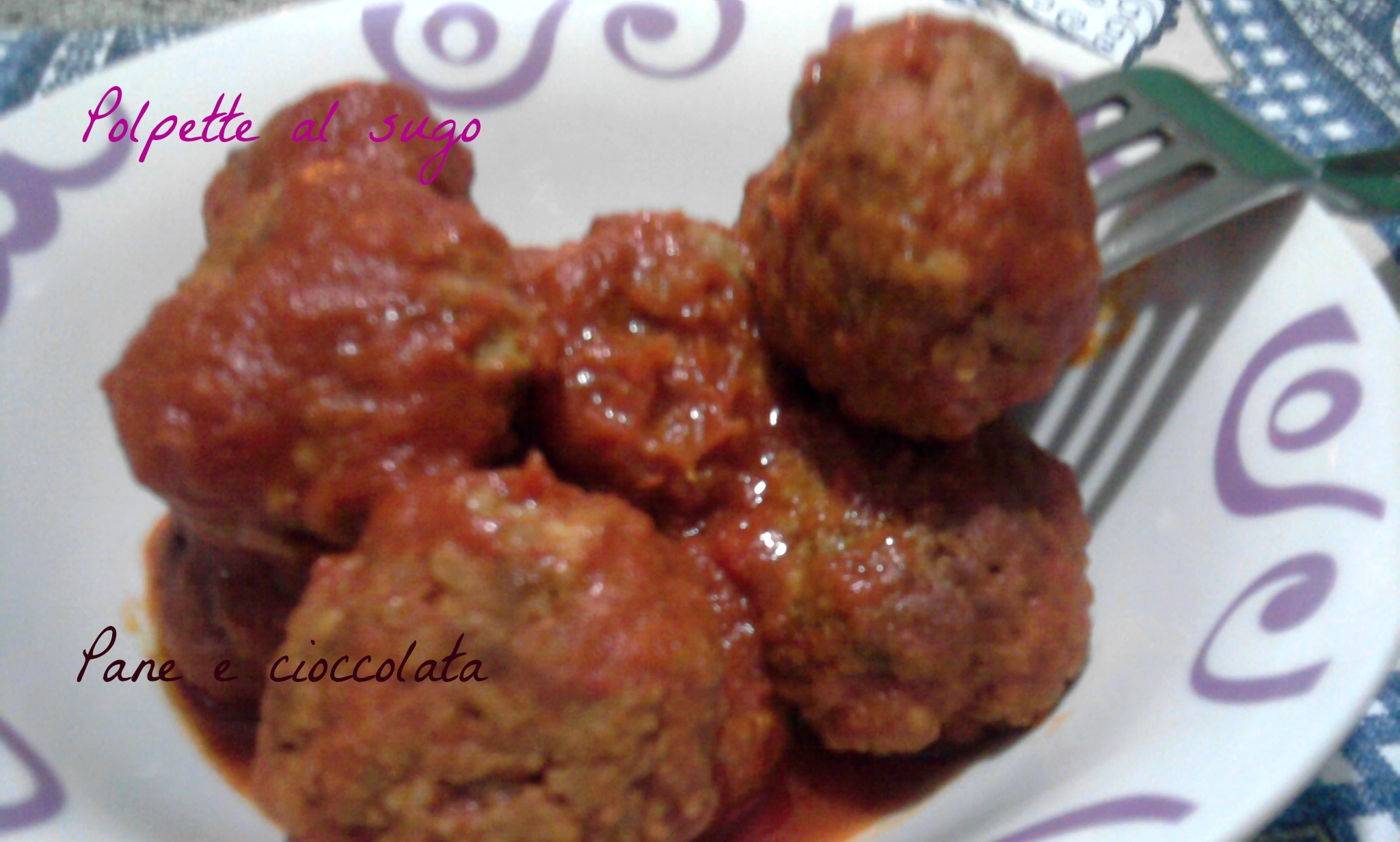 Polpette di carne al sugo