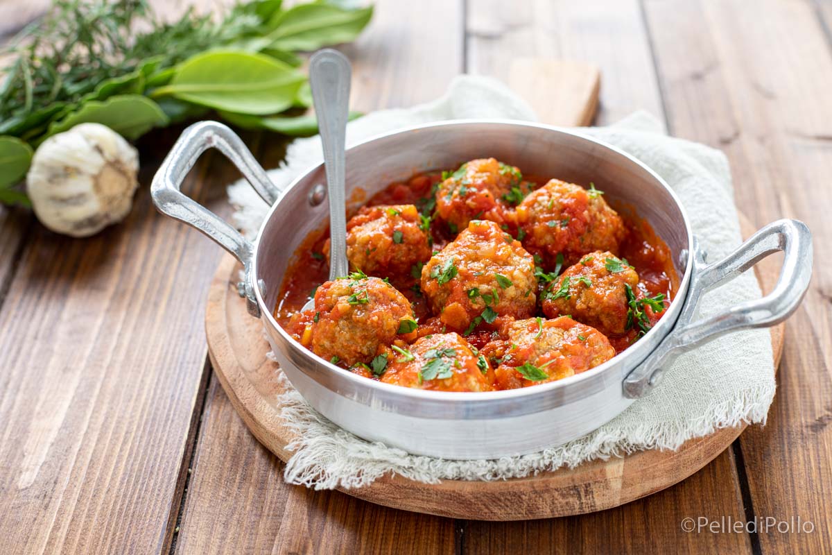 Polpette di carne alla cacciatora