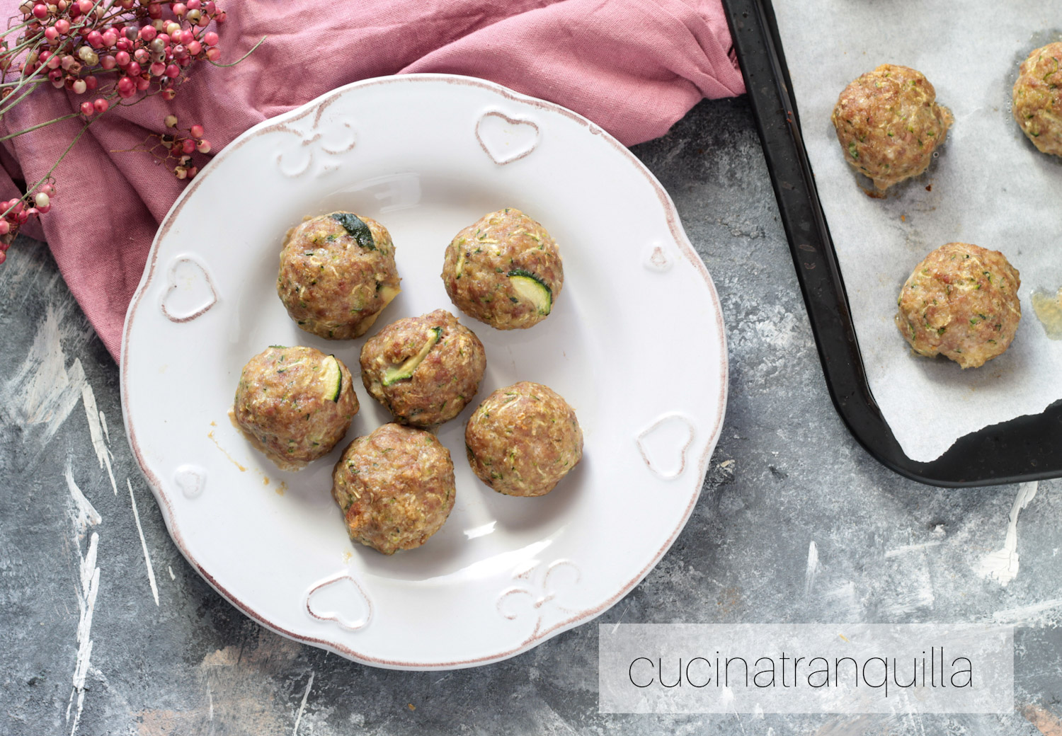 Polpette di carne con zucchine