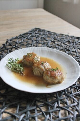 Polpette di carne e mandorle al marsala