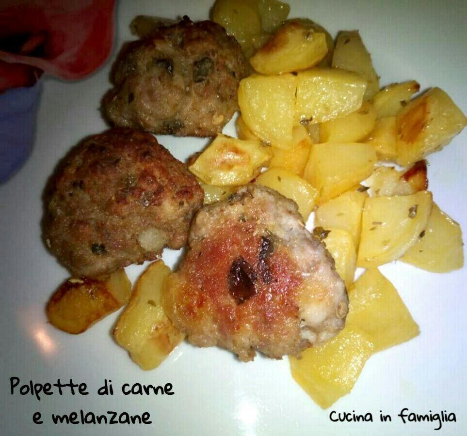 Polpette di carne e melanzane