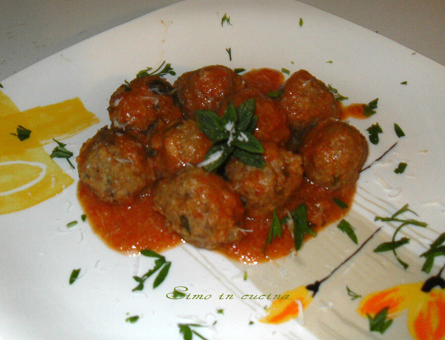 Polpette di carne e menta