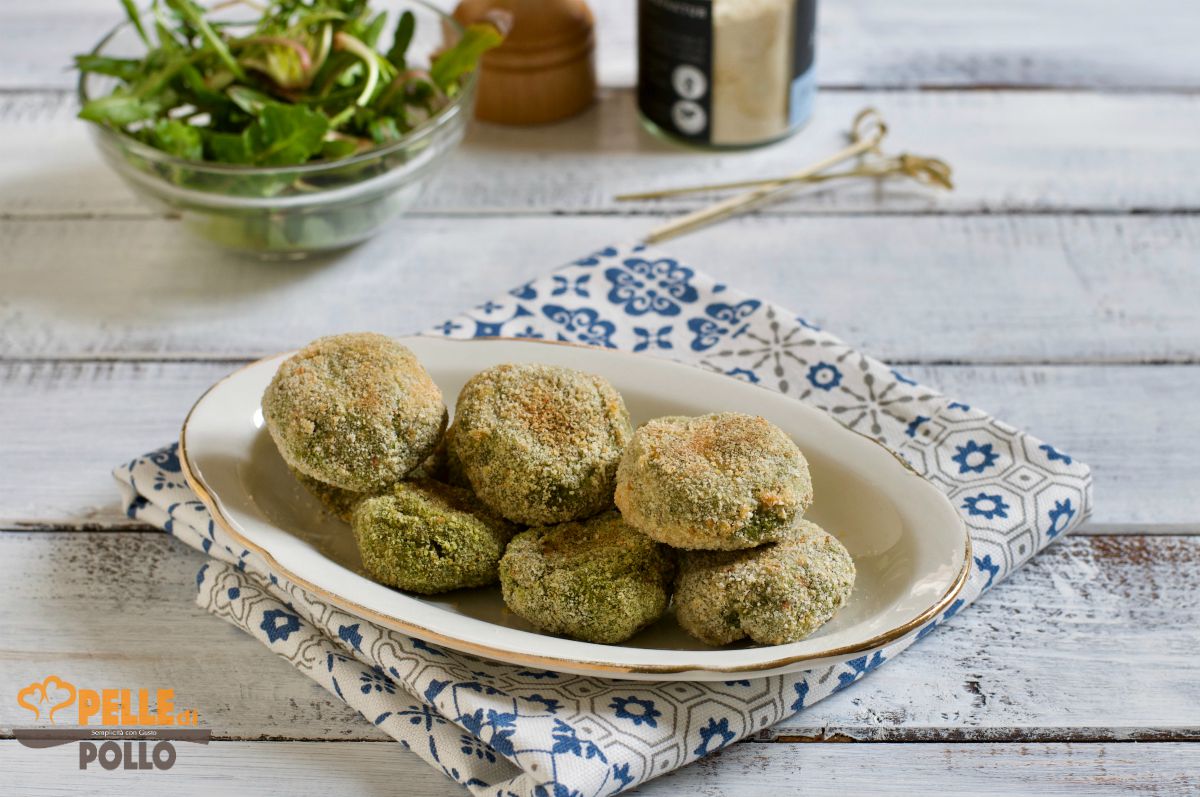 Polpette di carne e spinaci al forno