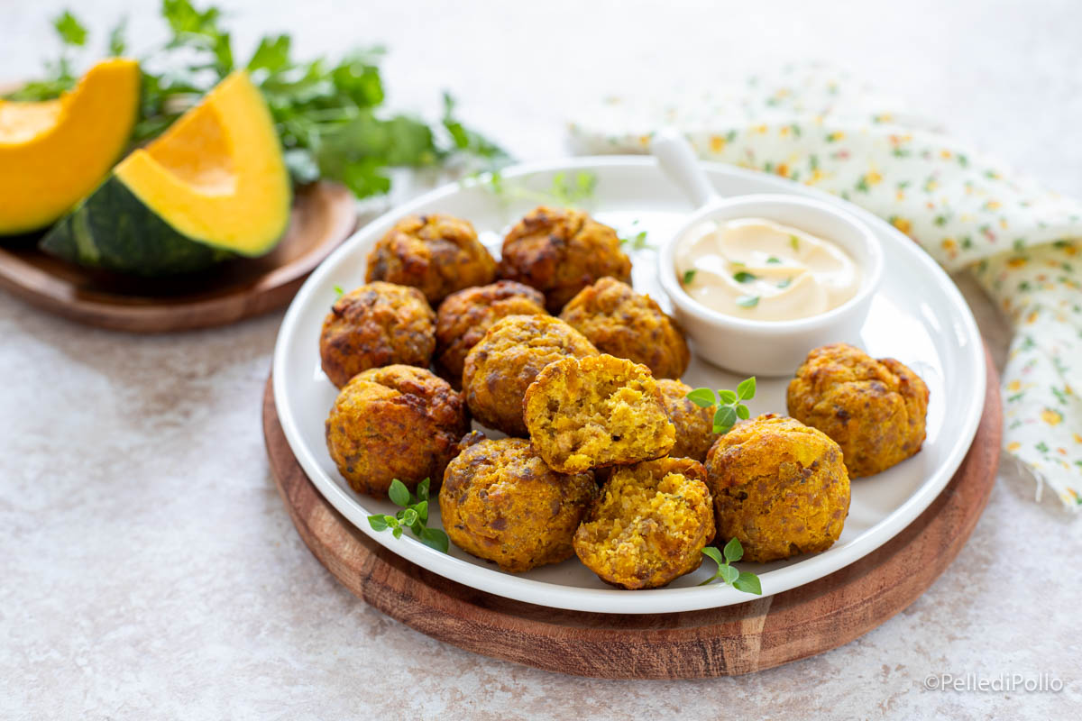 Polpette di carne e zucca alle spezie